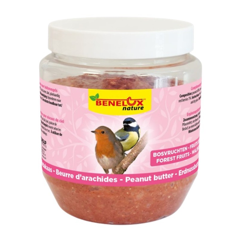 BEURRE DE CACAHUÈTE - FRUITS DES BOIS - 350GRS