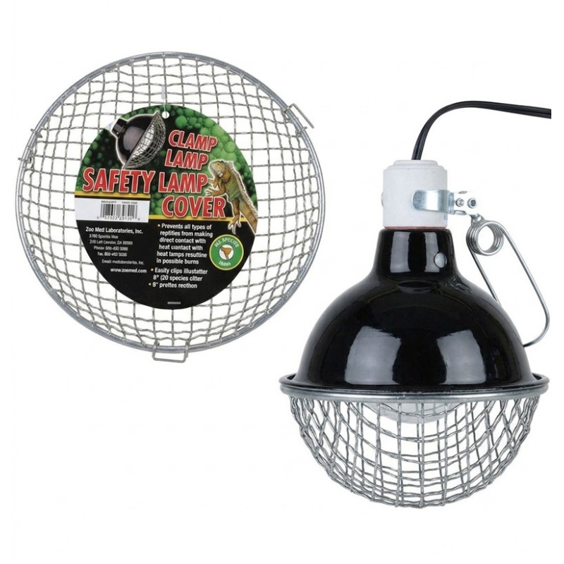 Zoo Med Safety Cover – Protection pour lampe – Grille galvanisée