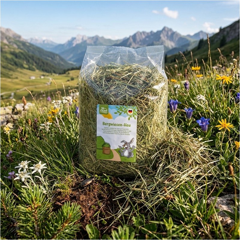 JR FARM - FOIN DE PRAIRIE DE MONTAGNE - 1.5KG