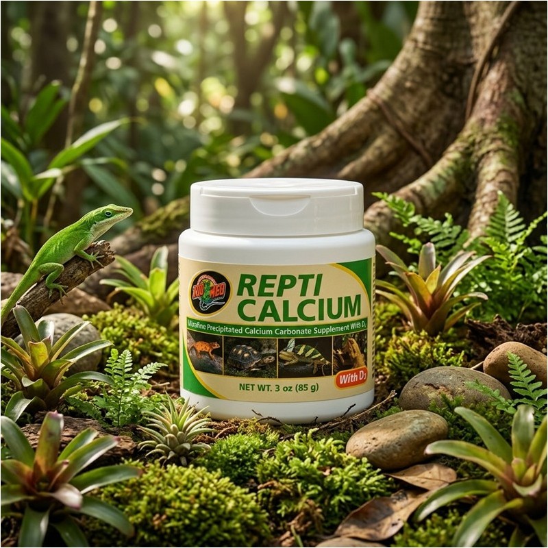 ZM REPTI CALCIUM + VITAMINE D3 - 85GRS  [A34]