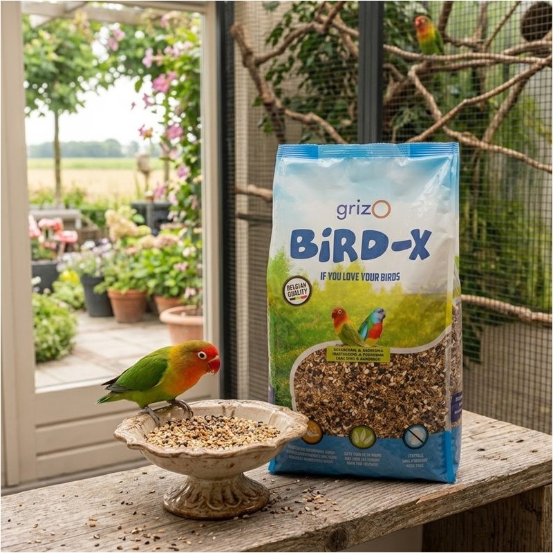 BIRD-X MÉLANGE AGAPORNIDE ET EUPHEME - 20KG