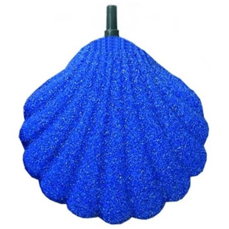 Diffuseur d'air coquillage aquarium 6,3x5,4cm | Bleu | Oxygénation poissons