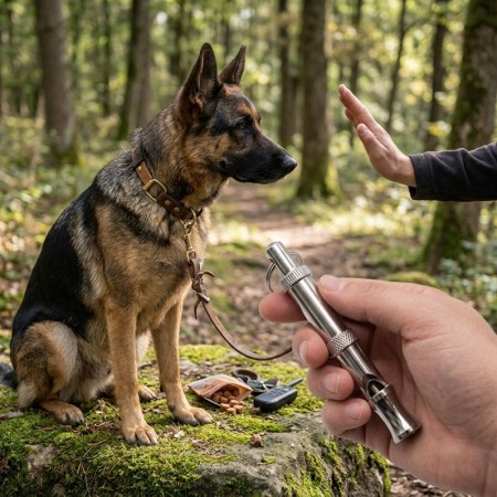 SIFFLET POUR CHIEN HAUTE FRÉQUENCE MOINS - 200 M