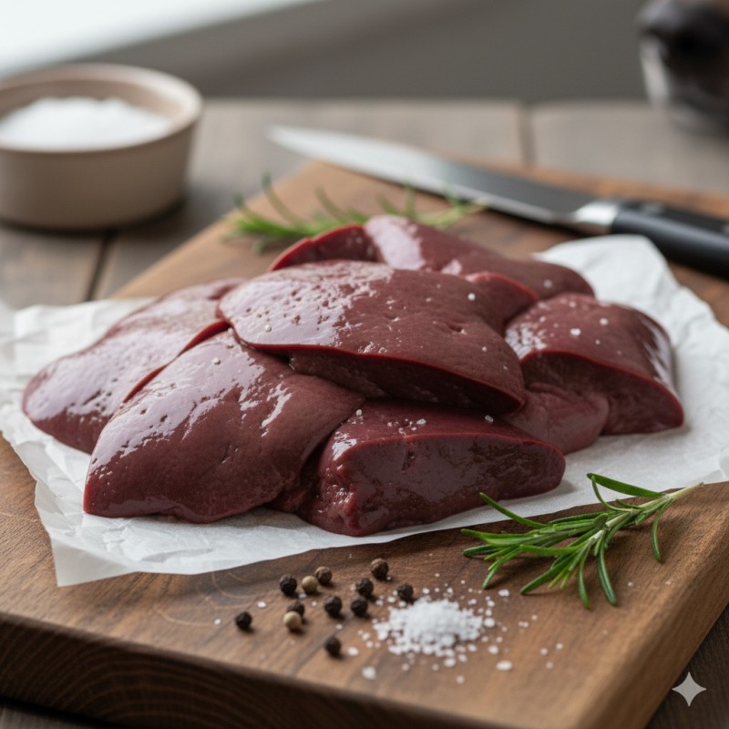 CONGELE - FOIE DE PORC - 1KG
