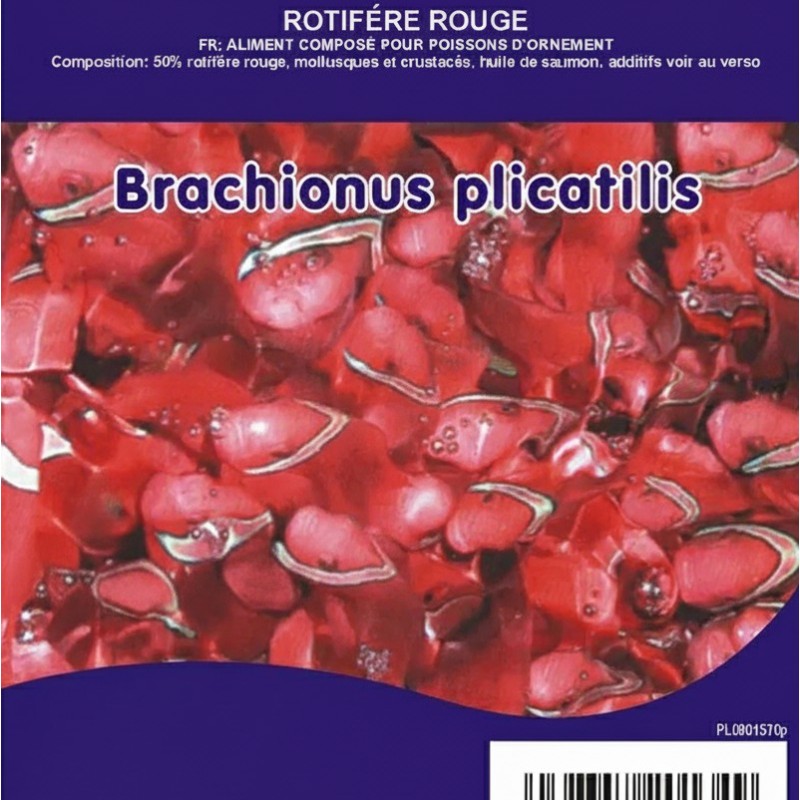 CONGELE- ROTIFÈRE ROUGE - 100GRS