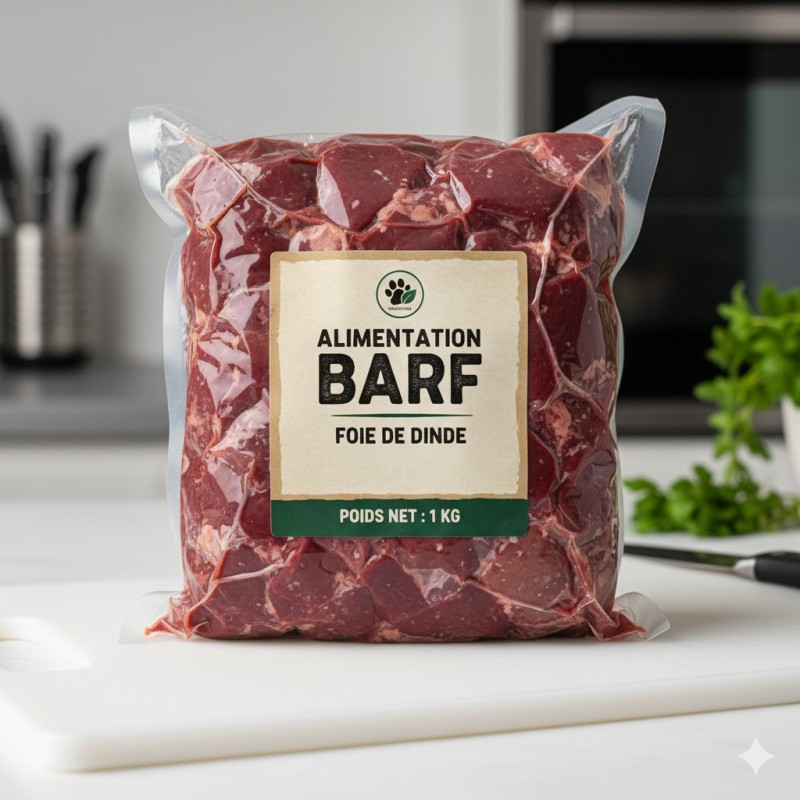 CONGELE - FOIE DE DINDE - (SACHET DE 1KG)
