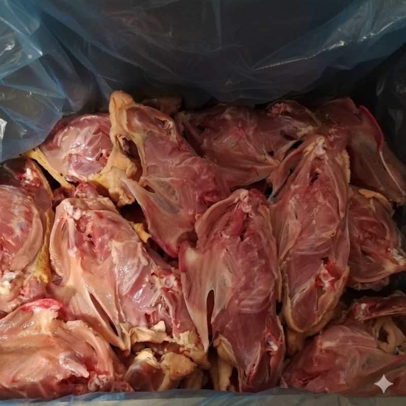 CONGELE - CARCASSE DE PINTADEAU IQF - 3 PIÈCES  (SACHET +/- 1KG)