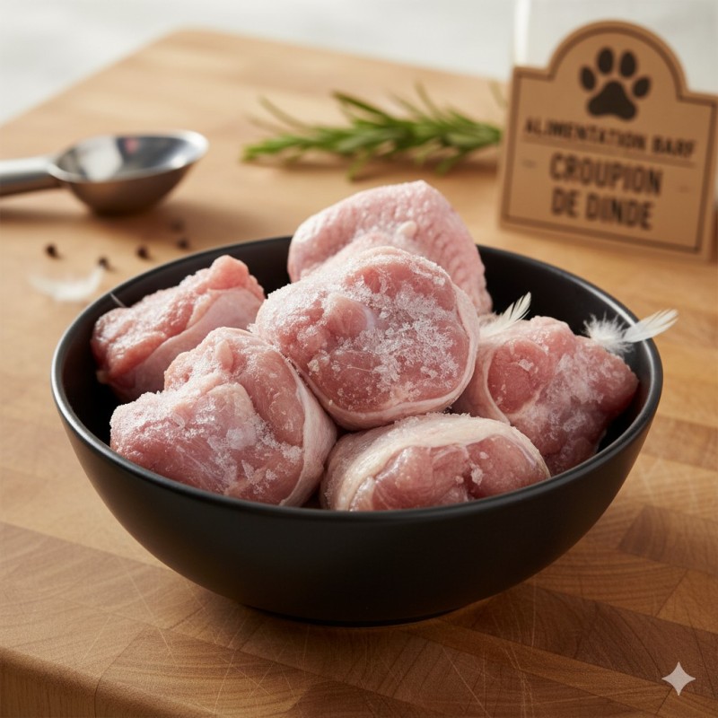 CONGELE - CROUPION DE DINDE - (SACHET DE 1KG)