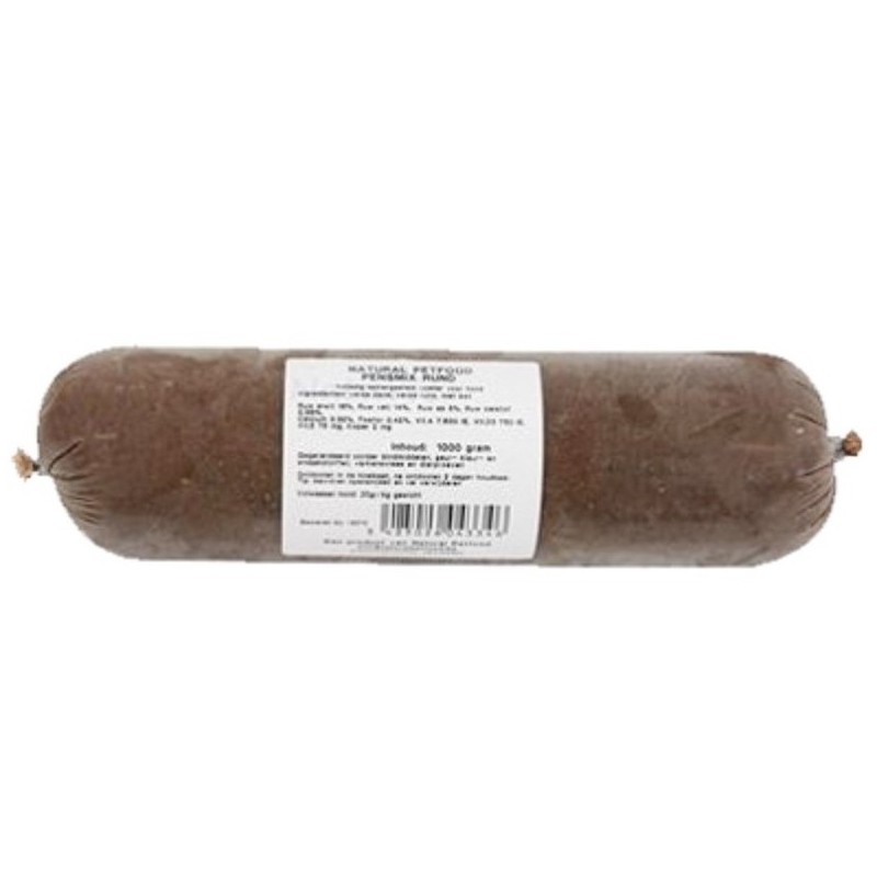 CONGELE - BOITE BARF DE BOEUF/PANSE NATUREL MIX - 10 X 1 KG