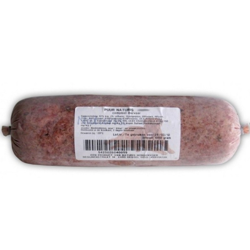 CONGELE - BOITE BARF DE CERF NATUREL  - 10 X 1KG