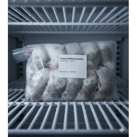 CONGELE - MASTOMYS NATALENSIS 20-29GRS Q+ (SACHET DE 10 PIÈCES)