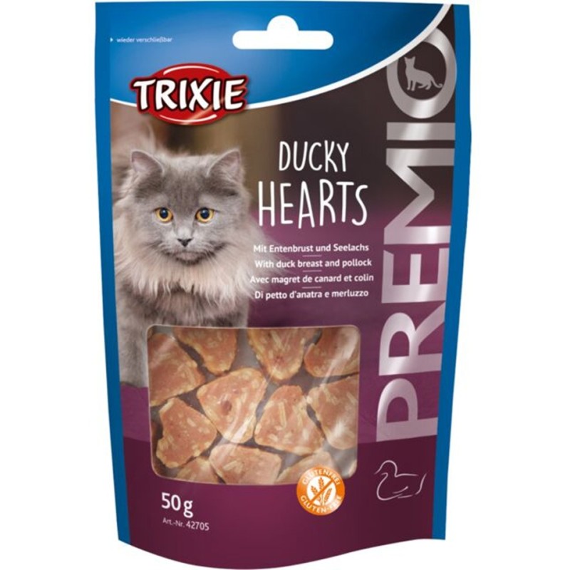 PREMIO HEARTS AU MAGRET DE CANARD ET AU COLIN - 50GRS