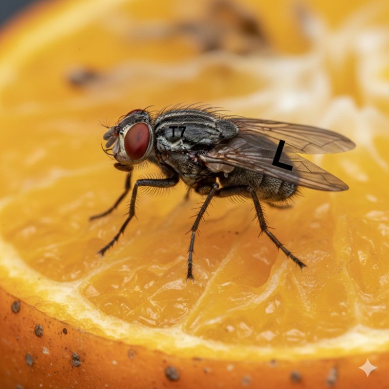 MOUCHE À FRUIT / DROSOPHILE - L - T7