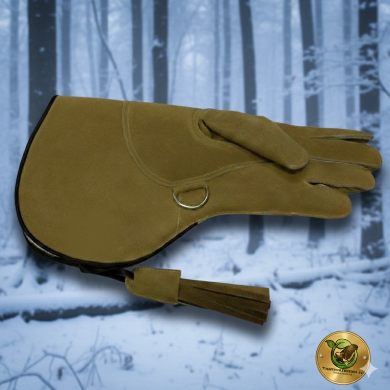 GANT HIVER CUIR SUEDE [2] LARGE - CHAMOIS -  38 CM