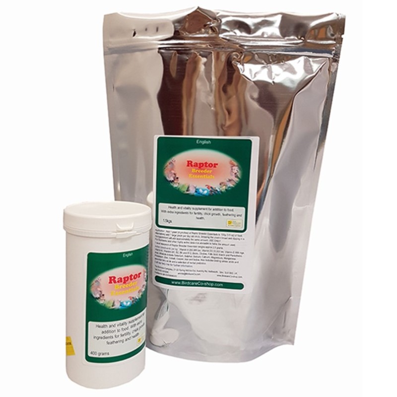 BC - RAPTOR BREEDER ESSENTIALS - 400 GRS