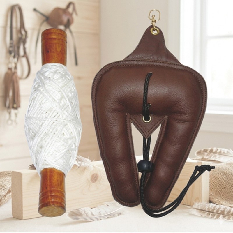 LEURRE EN CUIR - 21CM - MEDIUM  (FILIERE COMPRISE)