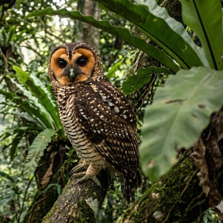 Chaussure pour chouette des pagodes standard M/F - Paire - Strix seloputo - Spotted wood owl - Fauconnerie