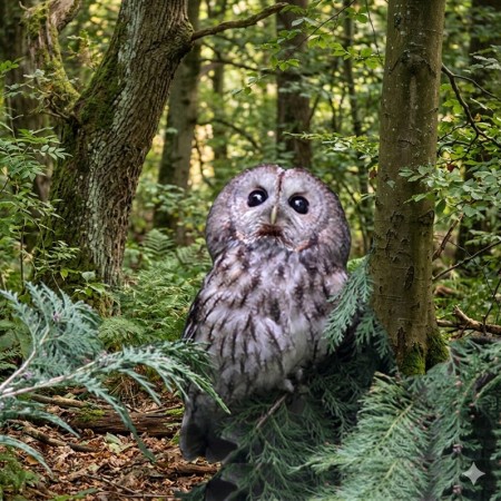 Chaussure pour chouette hulotte standard M/F - Paire - Strix aluco - Tawny owl - Fauconnerie