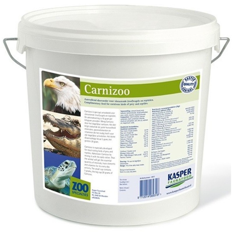 KF- CARNIZOO - RAPACES / REPTILES - SEAU - 4 KG