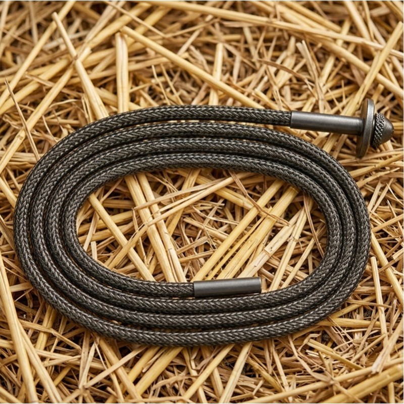 LONGE RONDE À BOUTON SUPER SOLIDE DE 1.20 MÈTRE -  SMALL