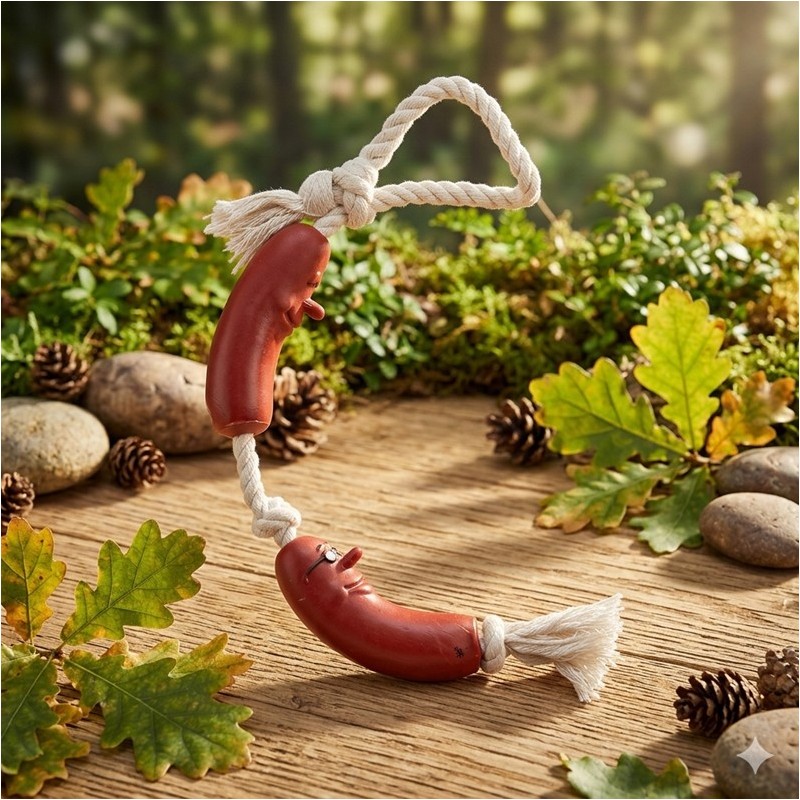 J&V VINYL JOUET - SAUCISSES - 47CM