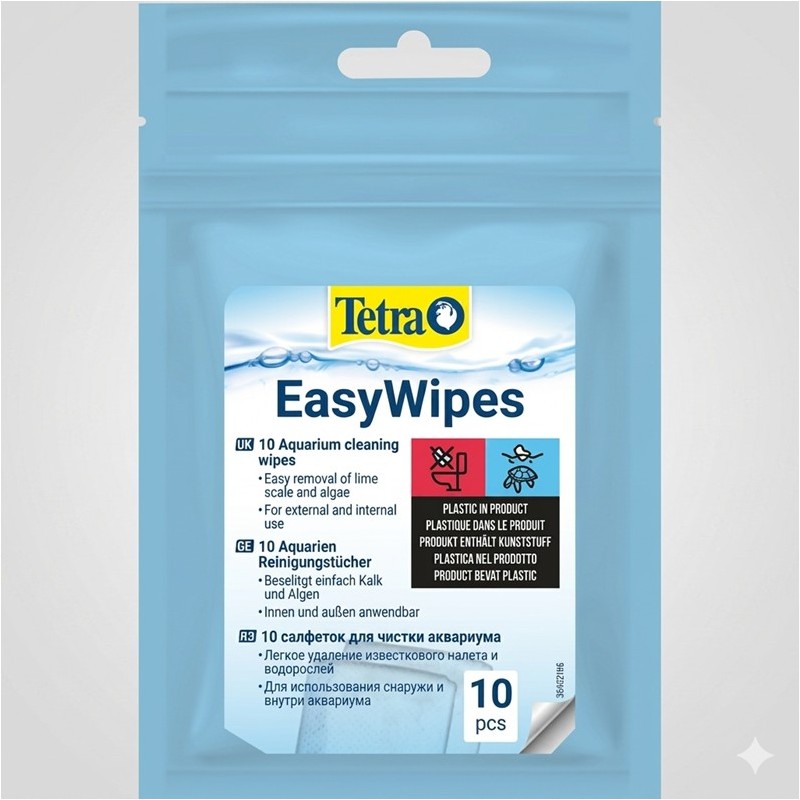 TETRATEC EASYWIPES 10 PIÈCES