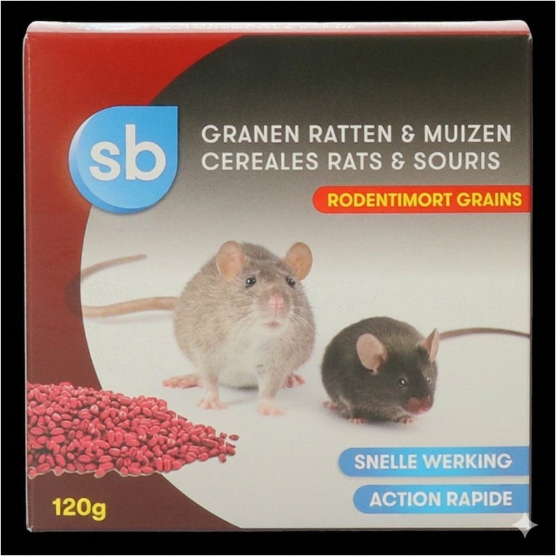 SB POISON À RATS ET SOURIS - 120GRS