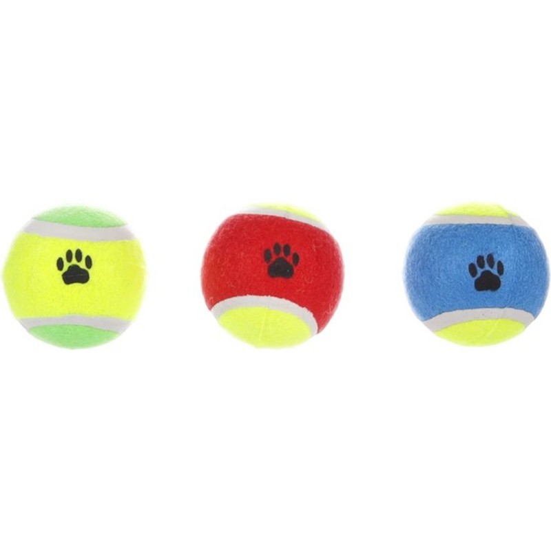 Balle tennis Smash 6cm – Jouet chien – Lancement rapporté – Couleur surprise