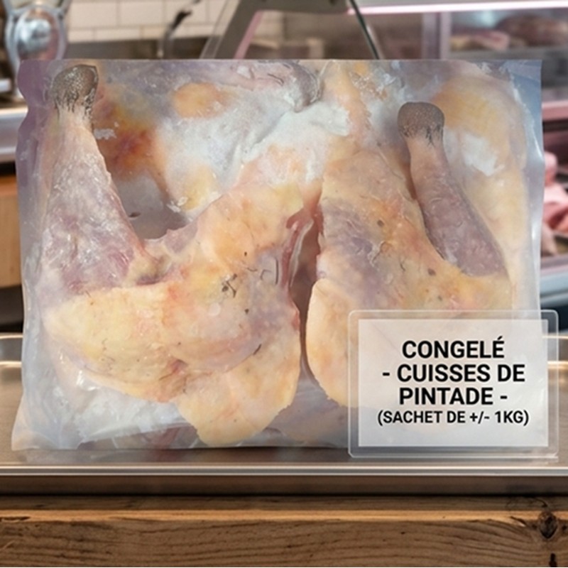 CONGELE - CUISSES DE PINTADE - (SACHET DE +/- 1KG)